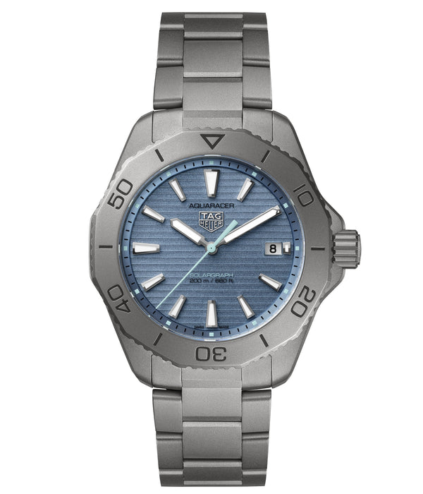 Tag Heuer Aquaracer Professional 200 Solargraph Ice Blue Titanium 40mm WBP1182.BF0000