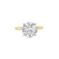 Round Brilliant Cut Single Stone 3.00ct Lab Grown Diamond, 18ct Yellow Gold Ring