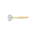 Round Brilliant Cut Single Stone 2.01ct Lab Grown Diamond, 18ct Yellow Gold Ring