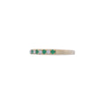 Emerald & Diamond 18ct Yellow Gold Eternity Ring