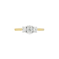 Diamond 3 Stone, 18ct Yellow Gold Ring