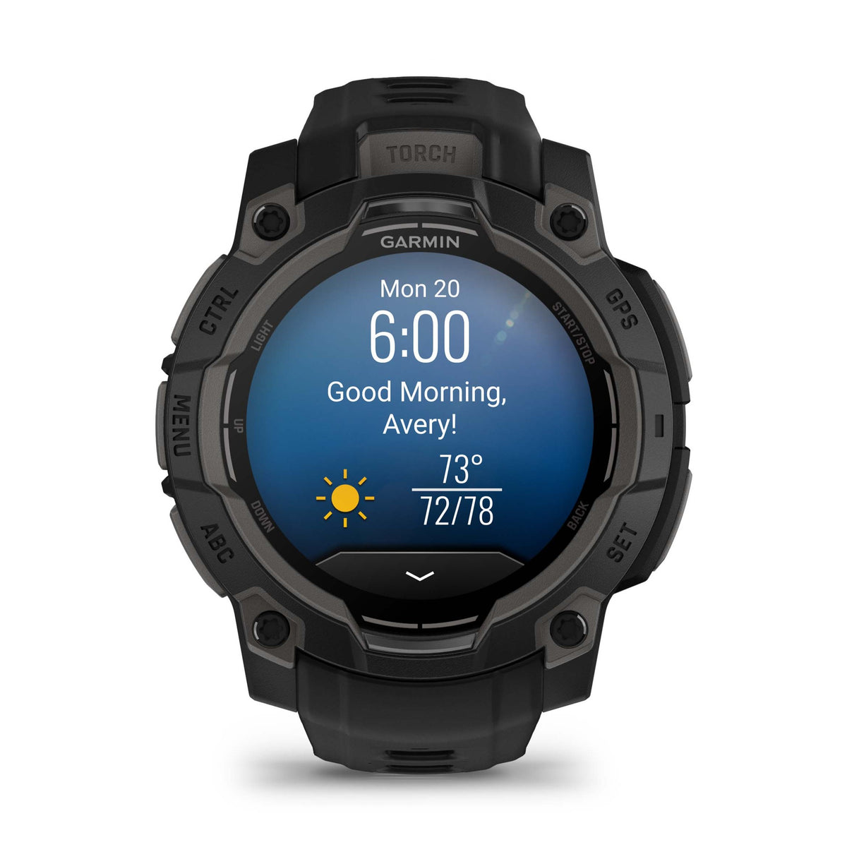 Garmin Instinct 3 - 45mm, AMOLED Black with Black Band 010-02936-00