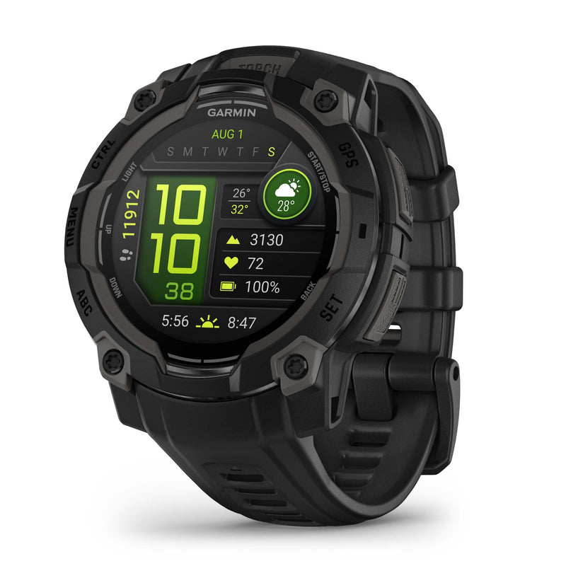 Garmin Instinct 3 - 45mm, AMOLED Black with Black Band 010-02936-00