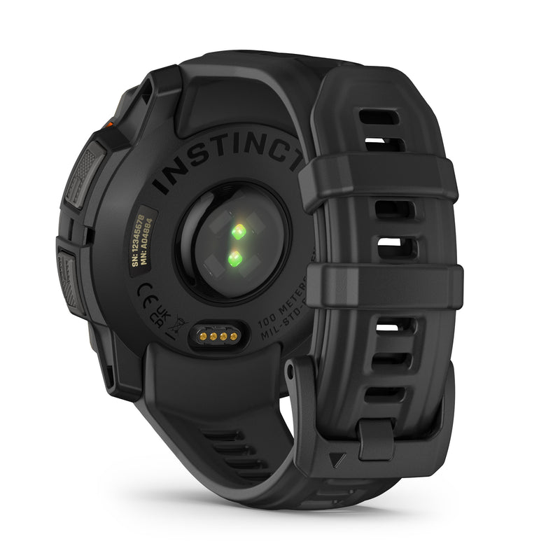 Garmin Instinct 3 - 45mm, Solar Black with Black Band 010-02934-00