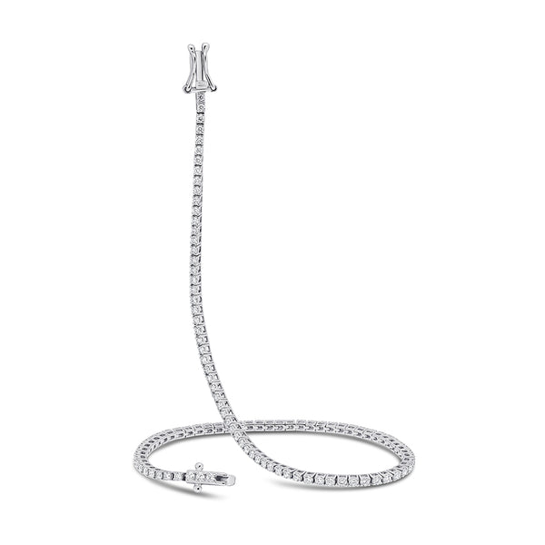 Diamond Tennis 1.00ct Platinum Bracelet