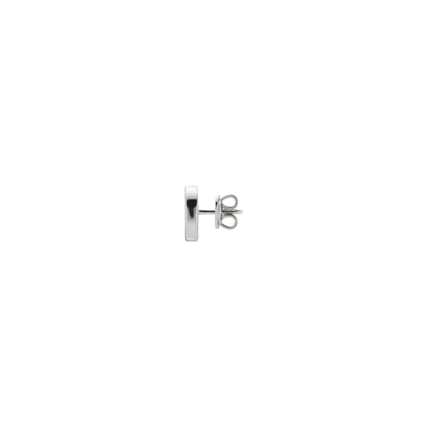 Gucci Interlocking Sterling Silver Stud Earrings