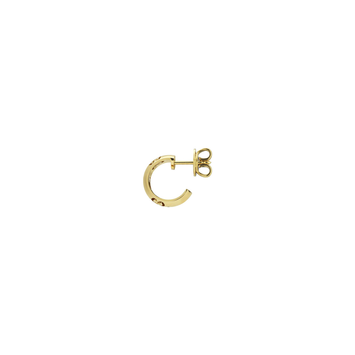 Gucci Icon GG 18ct Yellow Gold Hoop Earrings