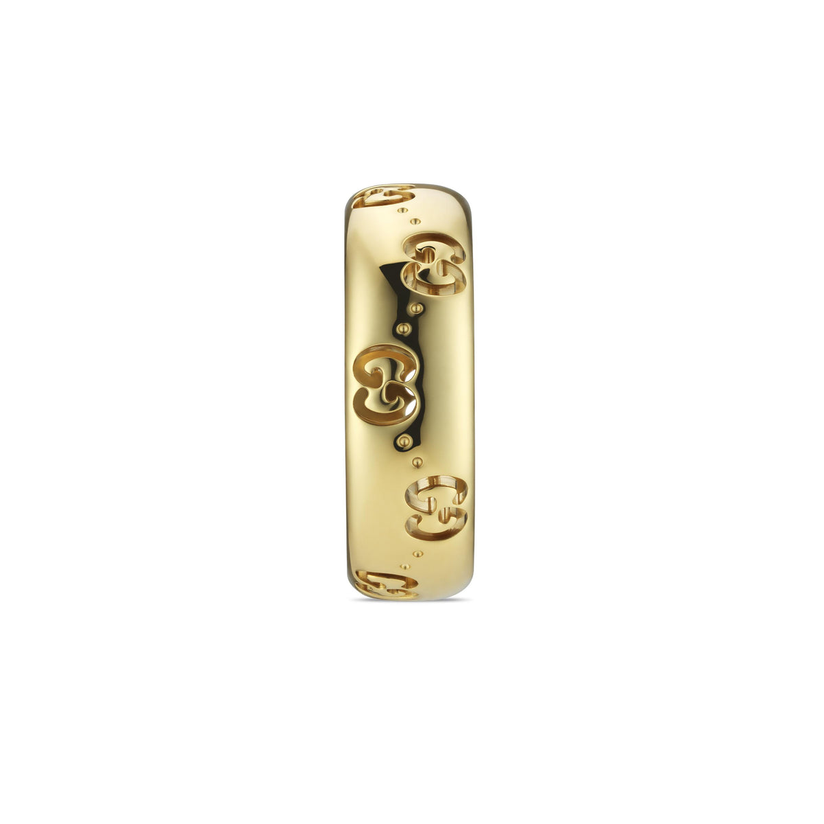 Gucci Icon GG Thin 18ct Yellow Gold Ring