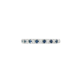 Sapphire & Diamond Platinum Eternity Ring