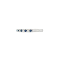 Sapphire & Diamond Platinum Eternity Ring