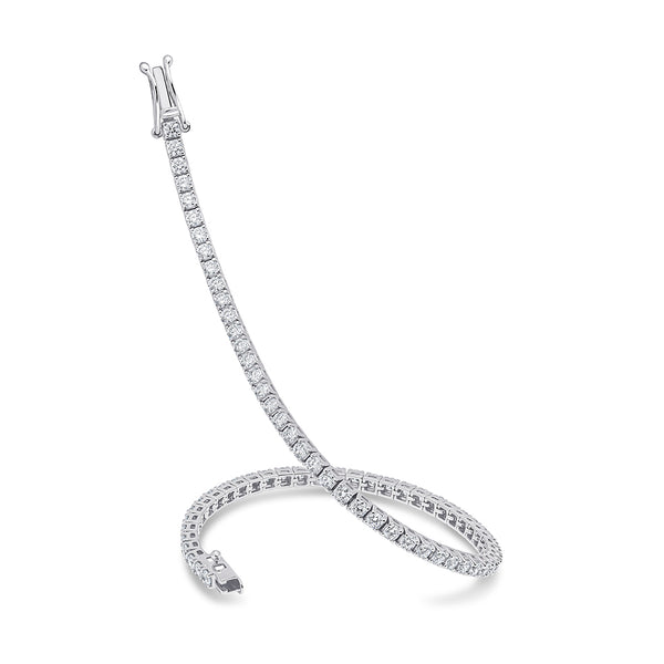 Diamond Tennis 3.00ct, Platinum Bracelet