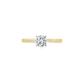 Yellow Gold 0.50ct Round Brilliant Cut Diamond Ring