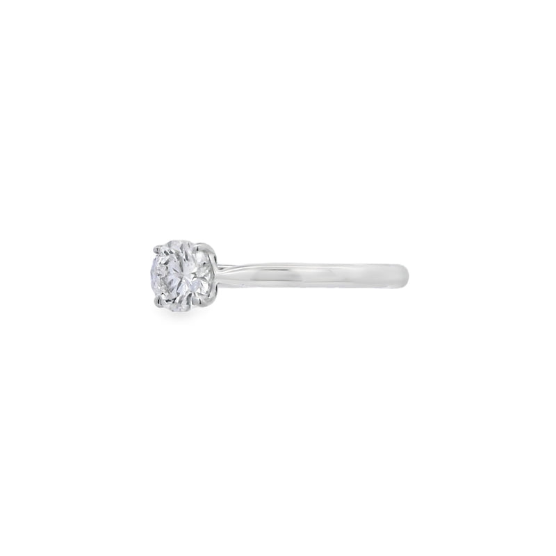 Platinum 0.50ct Round Brilliant Cut Diamond Ring