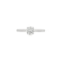 Platinum 0.50ct Round Brilliant Cut Diamond Ring