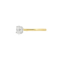 Yellow Gold 0.70ct Round Brilliant Cut Diamond Ring