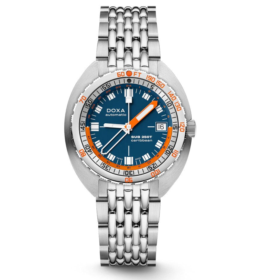 Doxa SUB 250T Caribbean Stainless Steel 40mm 855.10.201.10