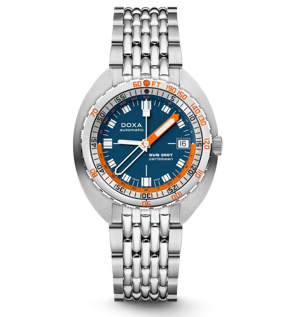 Doxa SUB 250T Caribbean Stainless Steel 40mm 855.10.201.10