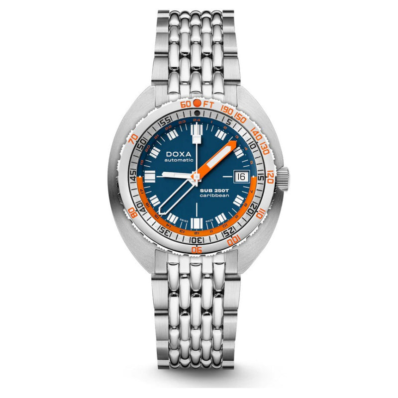 Doxa SUB 250T Caribbean Stainless Steel 40mm 855.10.201.10