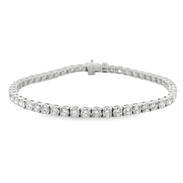 Round Brilliant Cut 7.00ct Lab Grown Diamond Bracelet