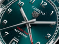 Tag Heuer Carrera Date Twin-Time Automatic, Green Dial, Bracelet 41mm Watch WDA2114.BA0043