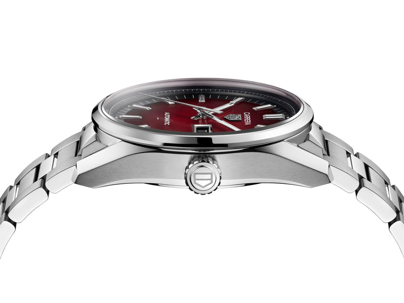 Tag Heuer Carrera Day-Date Automatic, Red Dial, Bracelet 41mm Watch WDA2113.BA0043