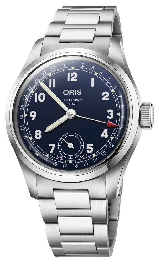 Oris Big Crown Pointer Date Calibre 403 Blue, Stainless Steel Watch 38mm