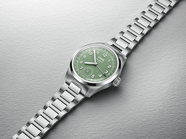 Oris Big Crown Pointer Date Calibre 403 Green, Stainless Steel Watch 38mm