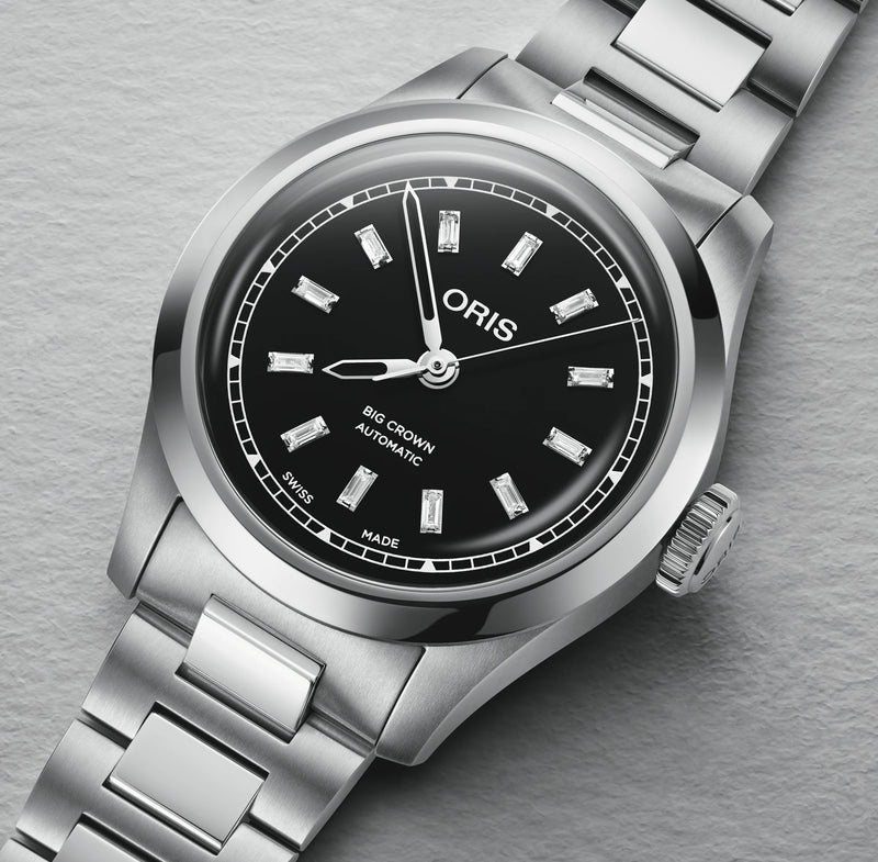 Oris Big Crown Diamonds 34mm Stainless Steel Watch