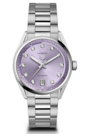 Tag Heuer Carrera Date Automatic Lilac Diamond Dial 36mm Watch WBN2319.BA0001