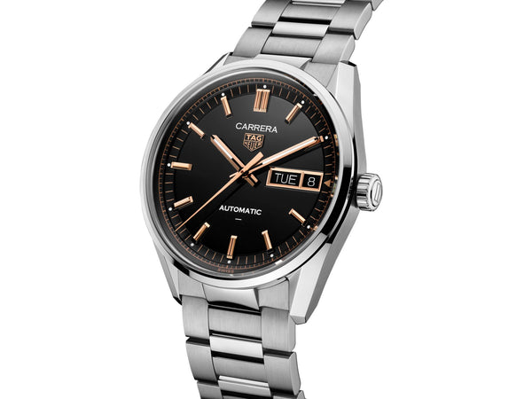 Tag Heuer Carrera Day-Date Automatic, Black Dial, Bracelet 41mm Watch WDA2111.BA0043