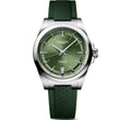 Longines Conquest Automatic Green Rubber Strap 38mm Watch L37204029