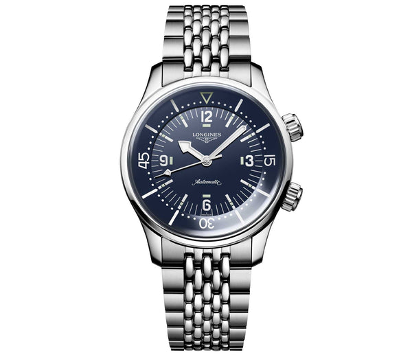 Longines Heritage Legend Diver Blue Automatic 39mm Watch L3.764.4.90.7