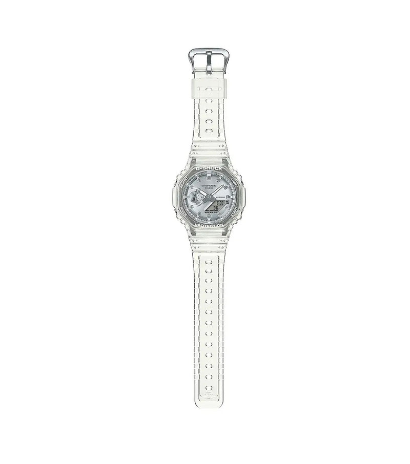 G-SHOCK 2100 Bright Metallic Dial Series Silver Watch GA-2100BM-7A8ER