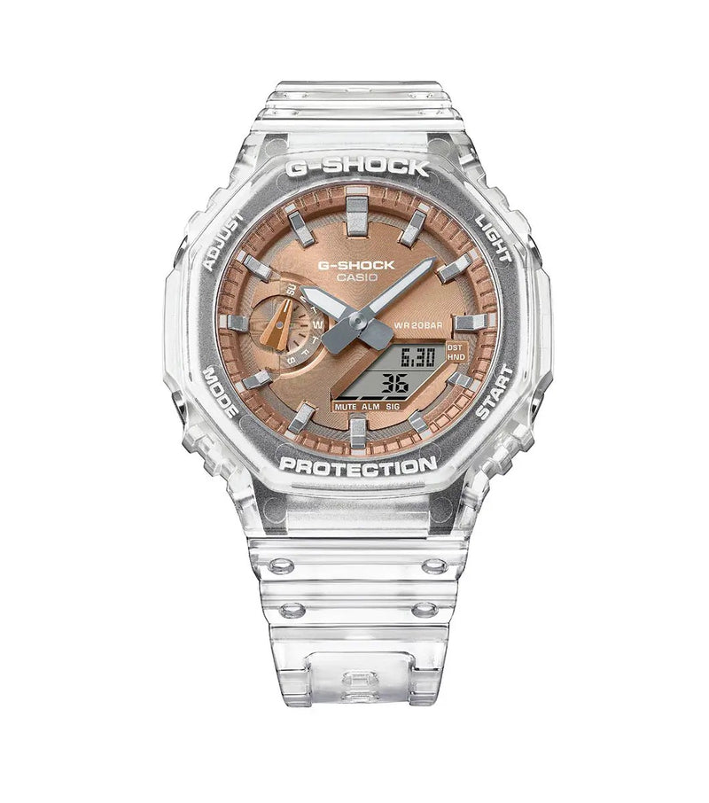 G-SHOCK 2100 Bright Metallic Dial Series Rose Watch GA-2100BM-7A5ER