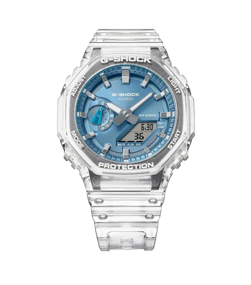 G-SHOCK 2100 Bright Metallic Dial Series Ice Blue Watch GA-2100BM-7A2ER
