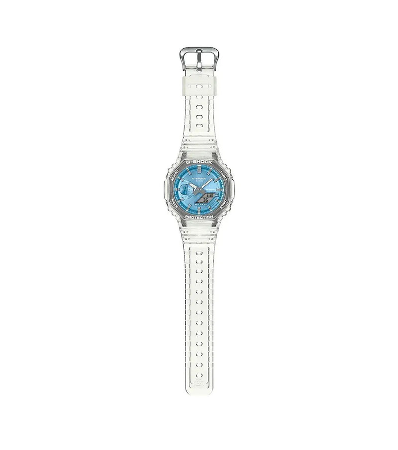 G-SHOCK 2100 Bright Metallic Dial Series Ice Blue Watch GA-2100BM-7A2ER