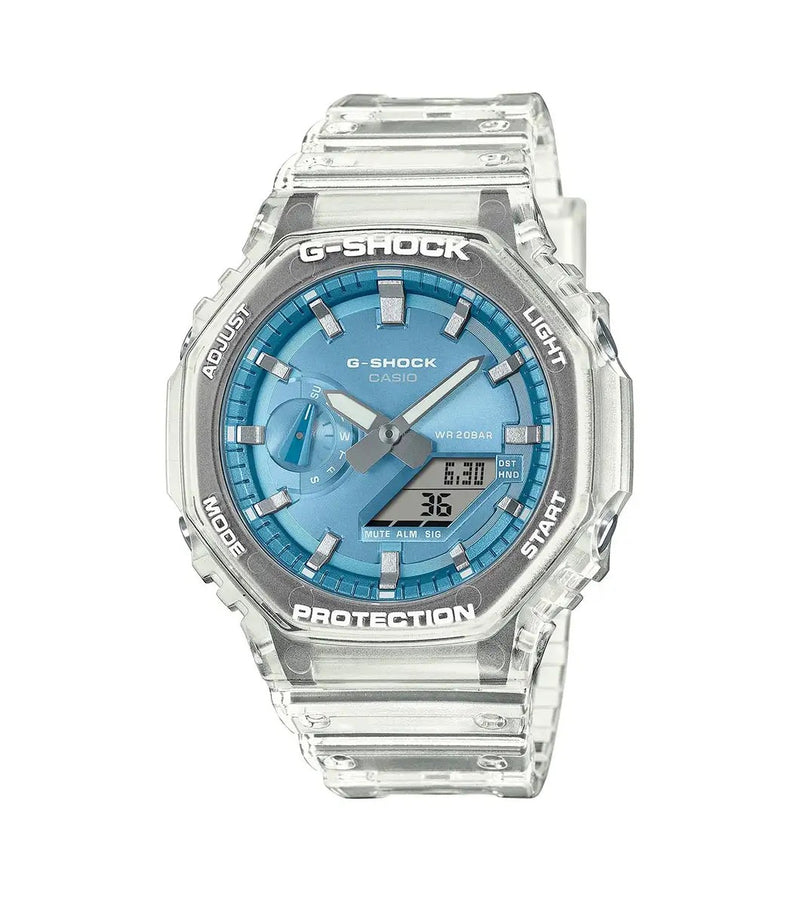 G-SHOCK 2100 Bright Metallic Dial Series Ice Blue Watch GA-2100BM-7A2ER