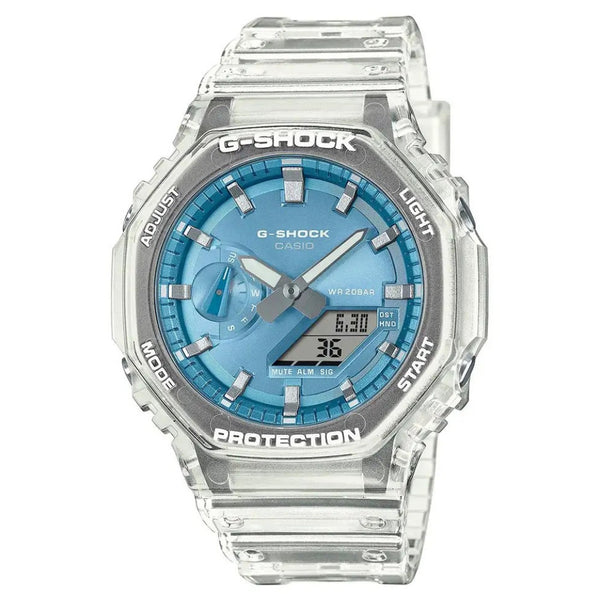 G-SHOCK 2100 Bright Metallic Dial Series Ice Blue Watch GA-2100BM-7A2ER
