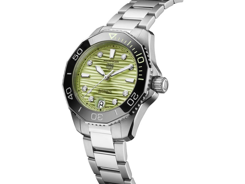 Tag Heuer Aquaracer Professional 300 Lime Diamond Dial 36mm WBP231L.BA0618