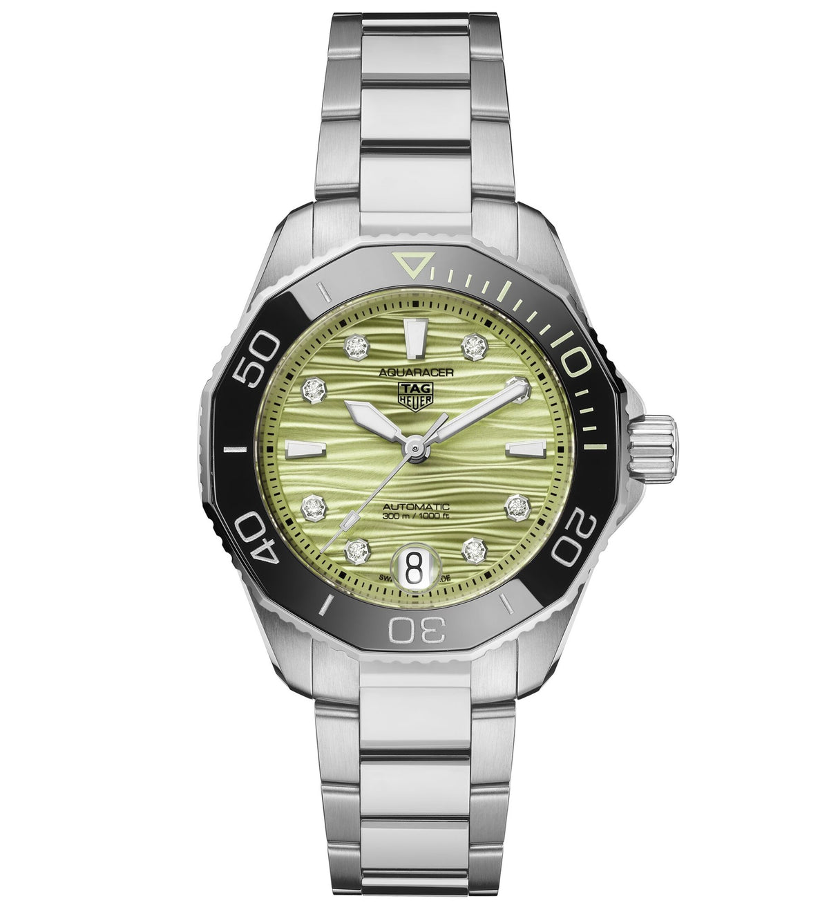 Tag Heuer Aquaracer Professional 300 Lime Diamond Dial 36mm WBP231L.BA0618