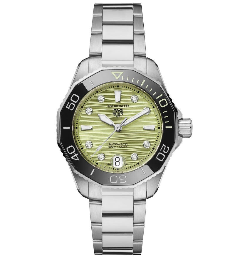 Tag Heuer Aquaracer Professional 300 Lime Diamond Dial 36mm WBP231L.BA0618