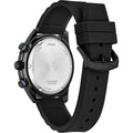 Citizen Eco-Drive Sport Chronograph Black Rubber 45mm Watch AT2587-02E