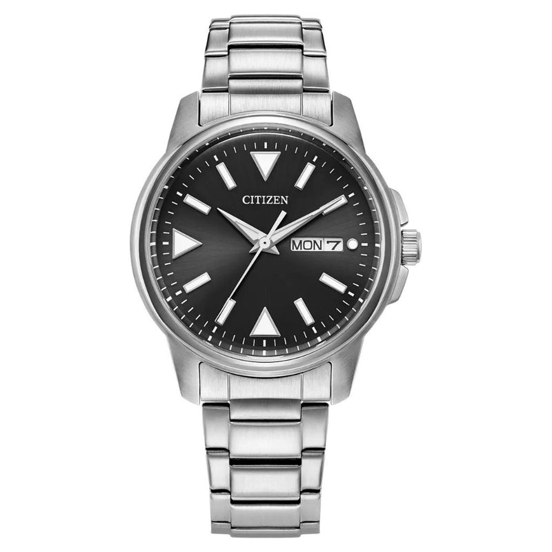 Citizen Eco-Drive Mens Sport Black 37mm Watch BM8180-62E