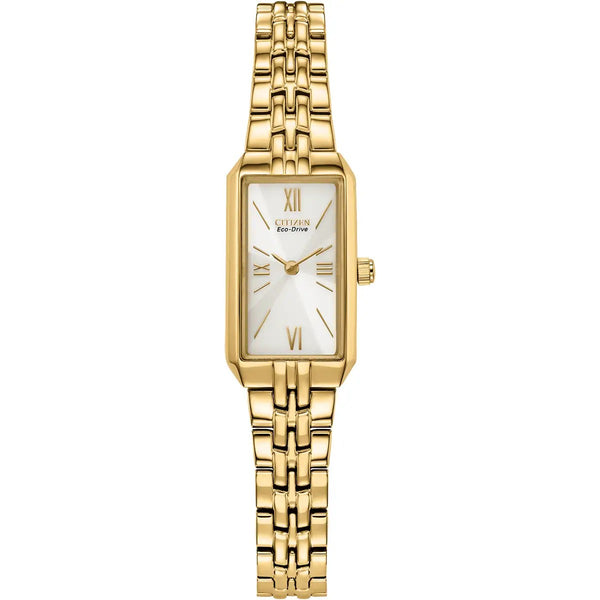 Citizen Eco-Drive Silhouette Gold 26mm Watch EG2693-51P
