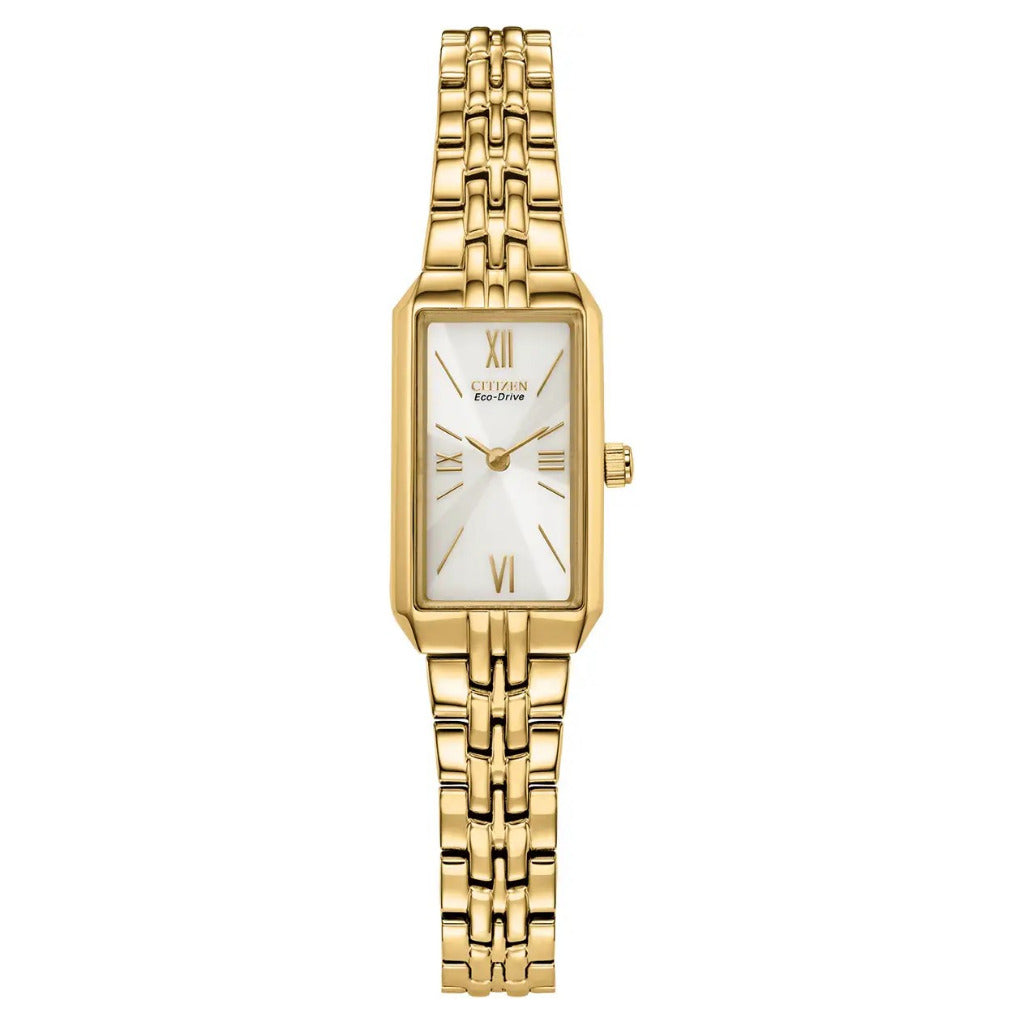 Citizen Eco-Drive Silhouette Gold 26mm Watch EG2693-51P