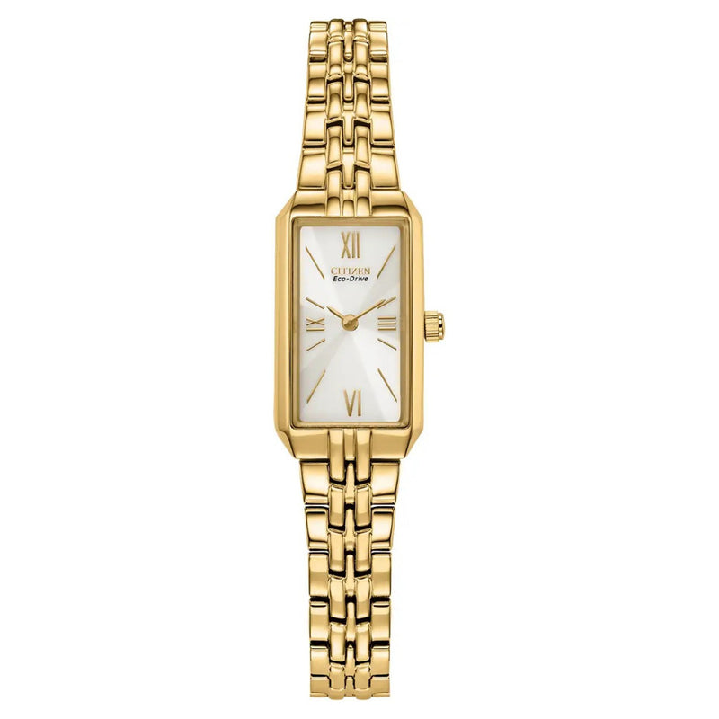 Citizen Eco-Drive Silhouette Gold 26mm Watch EG2693-51P