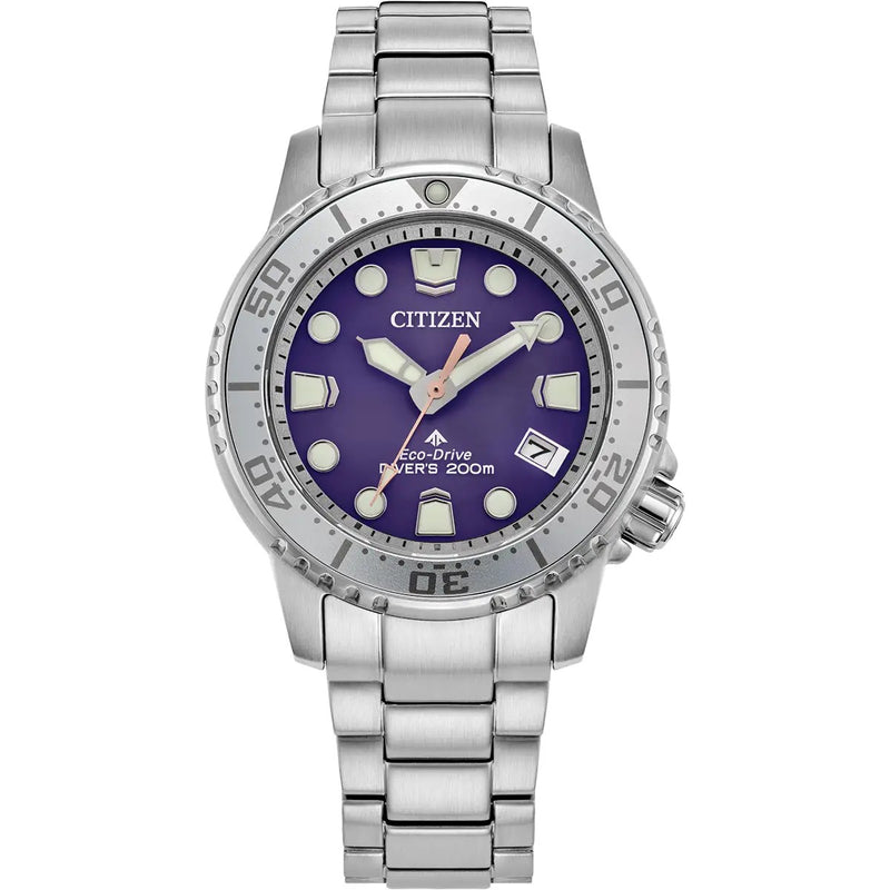 Citizen Eco-Drive Ladies' Promaster Diver 200m Purple 37mm Watch EO2027-50X