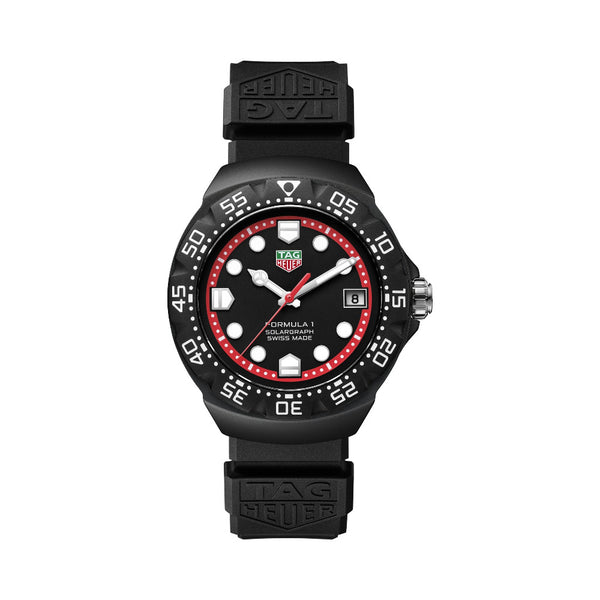 Tag Heuer Formula 1 Solargraph, Black DLC Limited Edition 38mm Watch WBY1114.FT8084