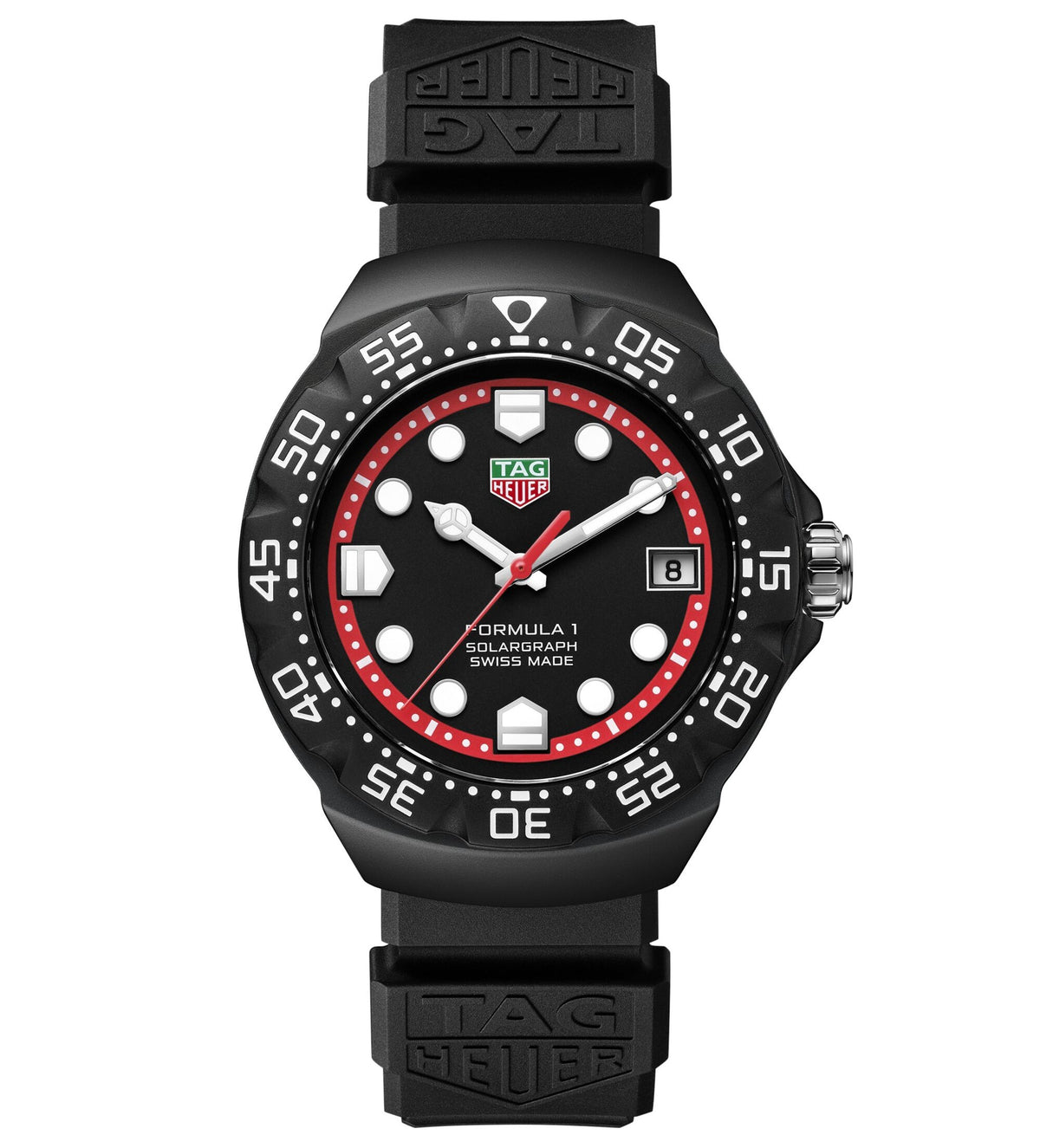 Tag Heuer Formula 1 Solargraph, Black DLC Limited Edition 38mm Watch WBY1114.FT8084