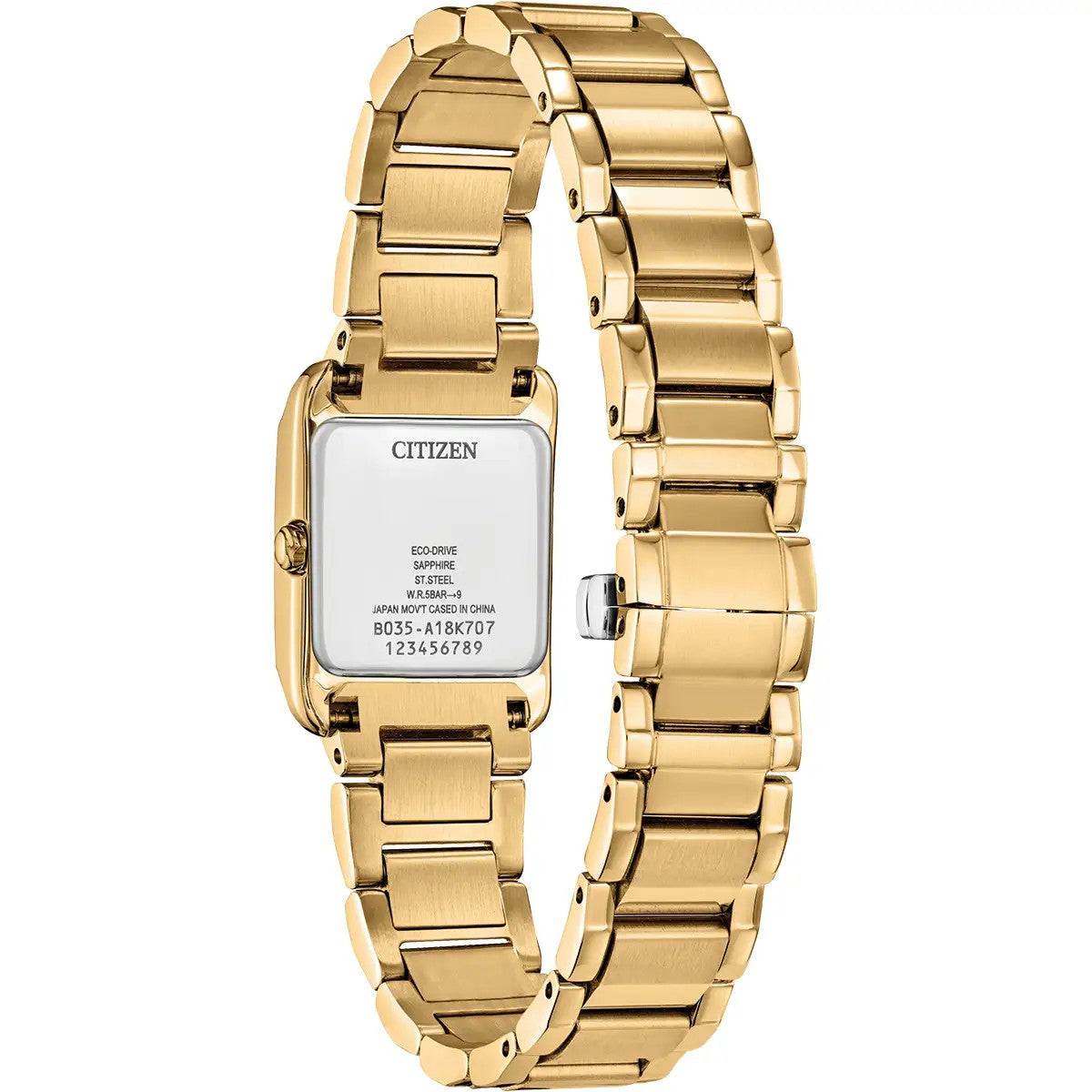 Citizen Eco-Drive L Bianca Gold 22mm Watch EW5602-57D